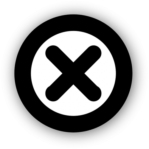 close exit stop button icon