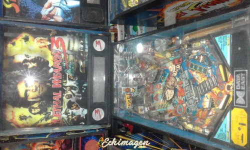 COSTA RICA 1992 DATA EAST LETHAL WEAPON 3 PINBALL MACHINE
